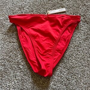 Skims Recycled Swim High Leg Bikini Bottom NWT